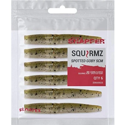 Image of Korum SNAPPER FLOATEX SQUIRMZ 5CM SPOTTED GOBY (5) Shad