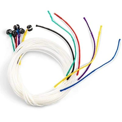 Image of New Classic Toys 10332 Complete Set with 6 Different Guitar Strings Nylon, 80 x 120 5mm
