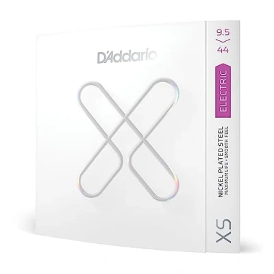 Image of D&#039;Addario Guitar Strings XS Nickel Coated Electric XSE09544 Maximum Life with Smooth Feel &amp; Exceptional Tone For 6 String Guitars 9.5 44 Super Light Plus