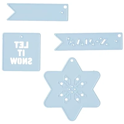 Image of Marianne Design Winter Wishes Creatable Die, Pack of 4, Blue