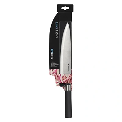 Image of Chef Aid Stainless Steel Chef&#039;s Knife with Soft Grip Handle,10E11276