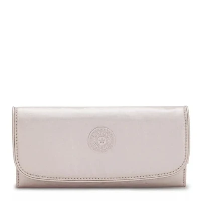 Image of Kipling Women&#039;s Money Land RFID Wallet, Metallic Glow, One Size