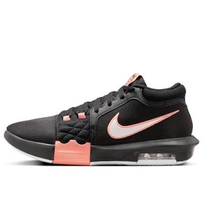 Image of Nike Performance Lebron Witness VIII Basketball shoes, Men&#039;s, Size: 44.5, Black apricot agate white shoes