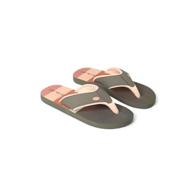 Image of Animal Swish Womens AOP Flip Flops Slip on, Lightweight Sandals with Soft padded upper straps For Autumn, Winter, Beach &amp; Outdoors Light Khaki Adult Shoe Size 5