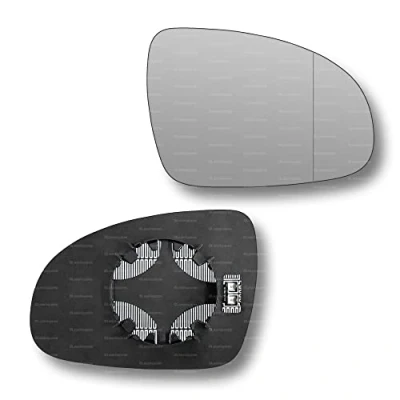 Image of Less4spares Replacement Wing Mirror Glass Right Compatible with Kia Sportage 2016 2021 CLIP ON Driver Off side Heated Blind Spot