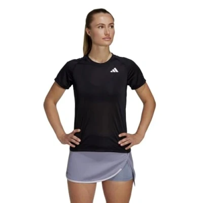 Image of adidas Women&#039;s Club Tennis Tee, Black, XS