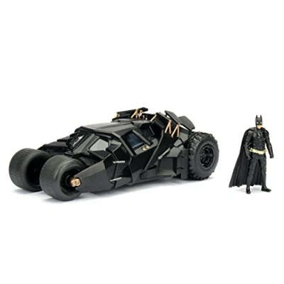 Image of Jada 1:24 Dark Knight Batmobile w/Figure JA98261