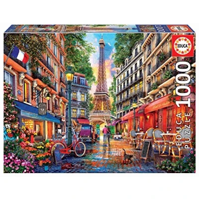 Image of Educa Borrás 19019 Paris, Dominic Davison, 1000 Piece Puzzle, Multicoloured