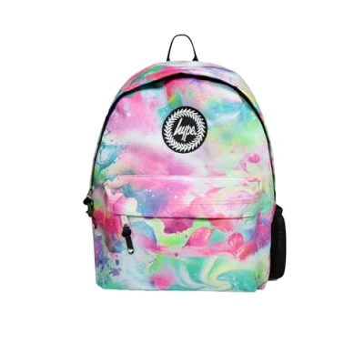 Image of hype school uni casual work hiking day backpacks for kids boys girls teens men and women (Multi Fairy Forest, One Size)
