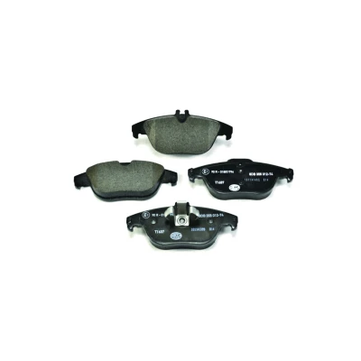 Image of 0054200720, 0054204220, 0054204320, 0054208120, 0064201320 Brake pad set HELLA 8DB 355 012 741 prepared for wear indicator