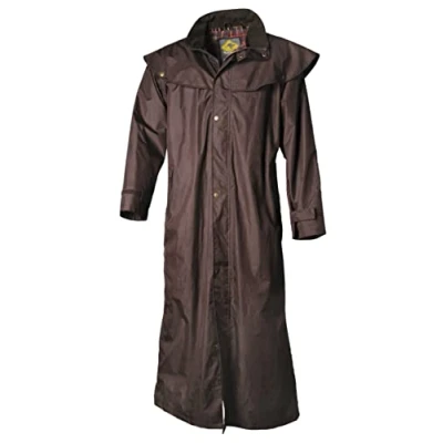 Image of Black Roo Stockman Coat Various Sizes brown Size:XL