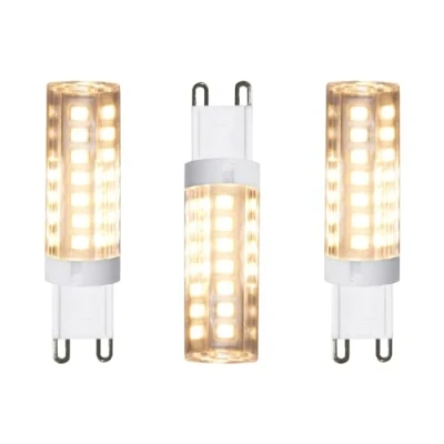 Image of LITECRAFT Light Bulb G9 5 Watt Non Dimmable 4000K Cool White LED in Clear 3 Pack (3, White)