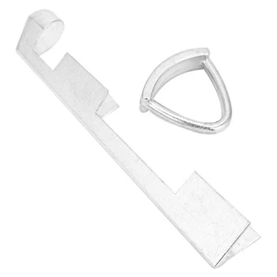 Image of Dilwe Cue Tip Clamp, Aluminium Snooker Pool Fastener Billiards Press Shape Repair Tool