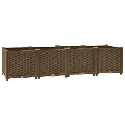 Image of vidaXL Raised Bed 160x40x38 cm Polypropylene