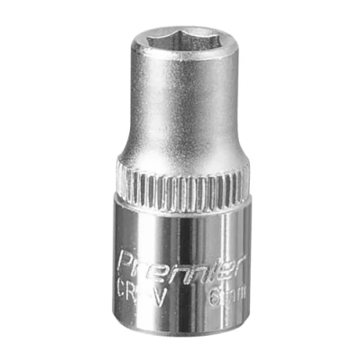 Image of Sealey S1406 Walldrive Socket 6Mm 1/4Sq Drive