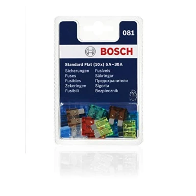 Image of Bosch Pack of 10 standard fuses from 5 A to 30