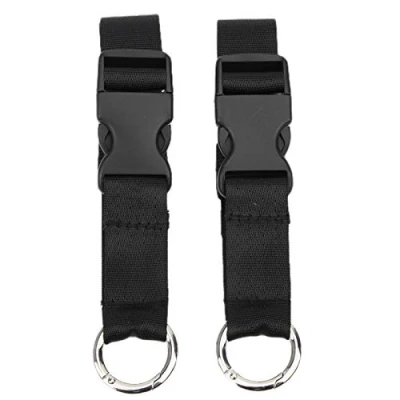 Image of VGEBY Stroller Hooks Clip Straps Bag to Your Pram Buggy Wheelchair Universal 2Pcs