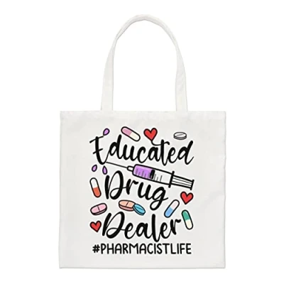 Image of Educated Drug Dealer Pharmacist Life Regular Tote Bag