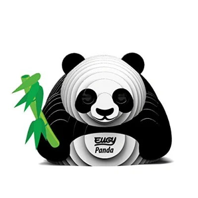Image of EUGY Eco Friendly 3D Paper Puzzle (Panda Bear)