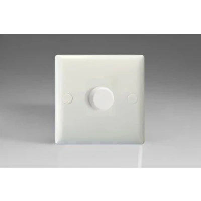 Image of Varilight JOP401W V Pro Dimmer, Value Polar White, 120w max, 1 Gang, 2 Way