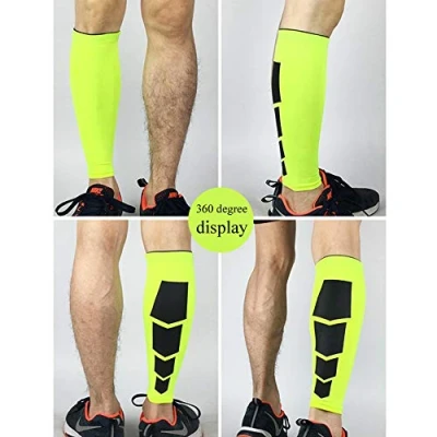 Image of 1Pcs Calf Compression Sleeves Leg Socks for Shin Splint, Pain Relief Men, Women, and Runners Guard Running, Cycling, Maternity, Travel, Nurses Single