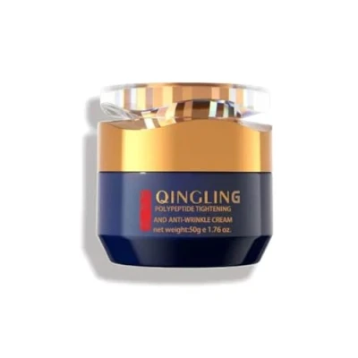 Image of Qingling Crema Para Arrugas, Wrinkle Removal Cream, Face Polypeptide Tightening and Anti Remover Reduce Fine Line (50ML)