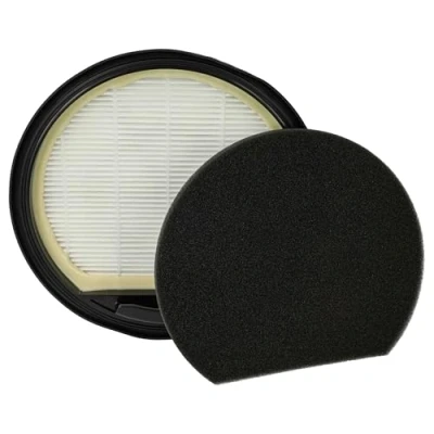 Image of vhbw 1x Replacement Filter compatible with Bosch BGS05A320, BGS05AAA2, BGS05A322, BGS05X240 Vacuum Cleaner Exhaust Black White