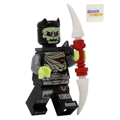Image of LEGO Ninjago Core: Bone Warrior Minifigure with Blade
