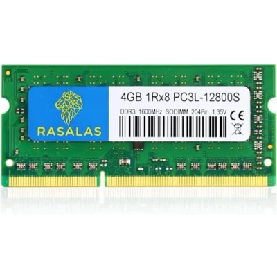 Image of Rasalas 4GB PC3L 12800S DDR3L 1600MHz SO DIMM DDR3 1Rx8 ram 1.35V CL11 204 Pin PC3 12800 memeory Laptop