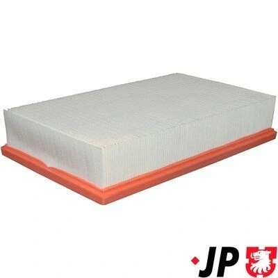Image of 7E0129620, 7H0129620 Air Filter JP GROUP 1118603900 58mm 190mm 312mm Insert VOLKSWAGEN: Transporter 5, 6, 5 Bus