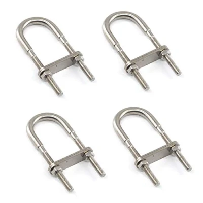 Image of 304 Stainless Steel U Bolt Set M5x78 Marine Boat Deck Hardware 4PCS