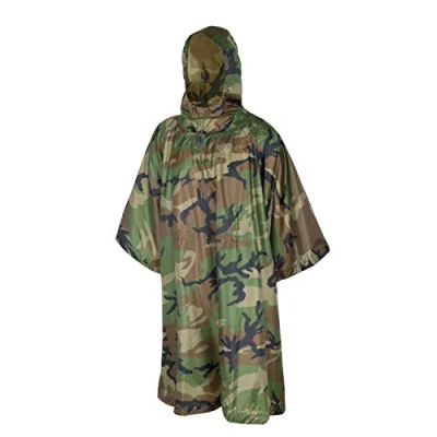 Image of Helikon Tex PONCHO U.S. MODEL Polyester US Woodland