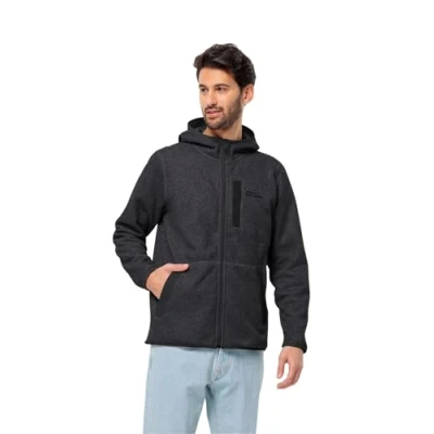 Image of Jack Wolfskin Men&#039;s Tannenspur Hooded Jacket M, Black, XXL