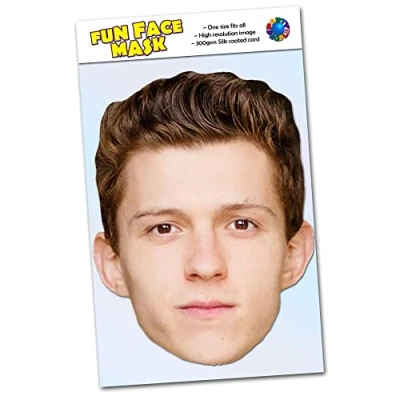 Image of Party People 1 x Tom Holland Celebrity Face Mask Ready To Wear H