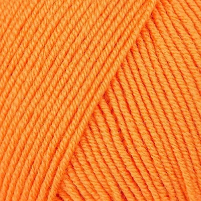 Image of Superwash Merino Wool Yarn Drops Baby Merino, Sport Weight, 5 ply, 1.8 oz 191 Yards (36 Orange)