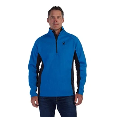 Image of Spyder Men&#039;s Outbound Fleece Jacket, Medium Blue, S UK