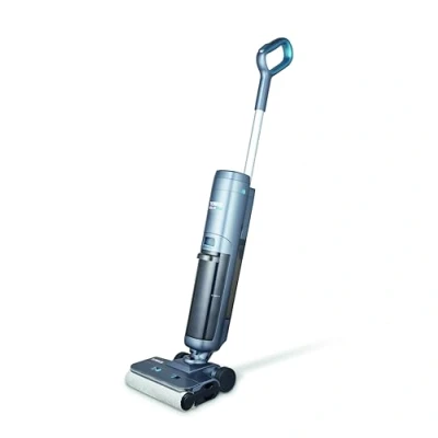 Image of Tower T547003 Aquajet Pro Cordless Wet &amp; Dry Hardfloor Cleaner with One Touch Controls, LED Display Panel, 650ml Clean Water Tank, 550ml Dirty 22.2V, Titanium