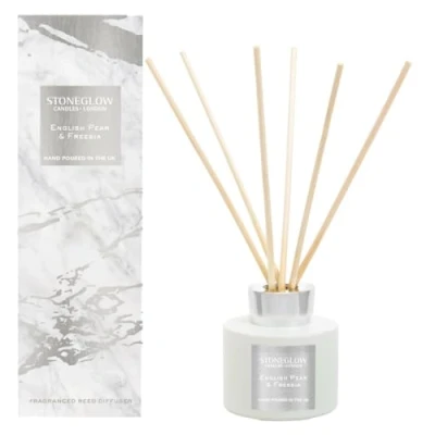 Image of Stoneglow Luna English Pear &amp; Freesia 120ml Fragrance Reed Diffuser