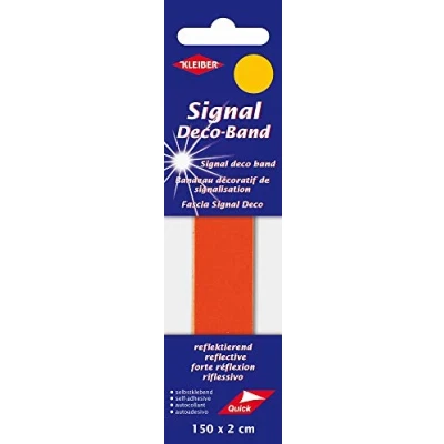 Image of Kleiber 150 x 2 cm Luminous Self Adhesive Tape, Orange