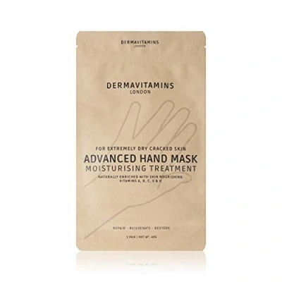 Image of Dermavitamins Advanced Hand Glove Mask (Moisturising Treatment) Repair Extremely Dry Cracked Skin