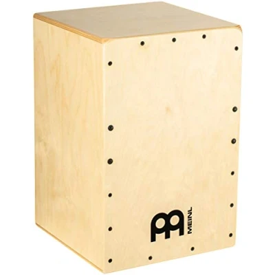 Image of Meinl Percussion Snarecraft Cajon Instrument Compact Drum Box with 2 Snare Wires Playing Surface Baltic Birch (SC80B)