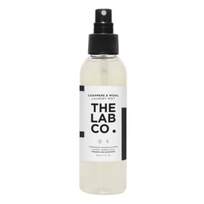 Image of The Lab Co. Cashmere and Wool Mist Spray 150ml. Scented with Myrrh, Cinnamon Cedarwood. Fabric Freshener deodoriser for reviving woollens.