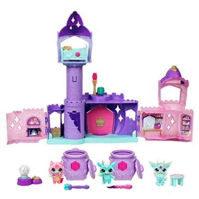 Image of Magic Mixies Mixlings Castle Playset Super Pack, Expanding with Wand that Reveals 5 Moments and 2 Collector&#039;s Cauldrons, for Kids Aged Up, Amazon Exclusive