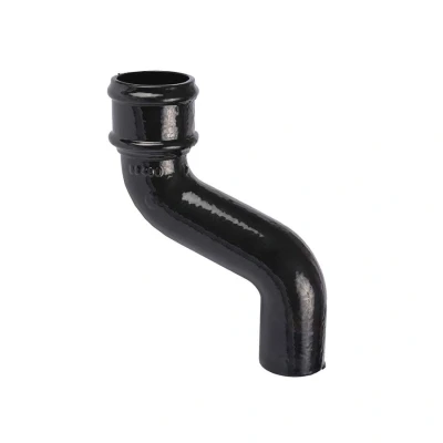 Image of Saint Gobain Classical Plus Cast Iron Downpipe 150mm Offset 75mm Black Pam Building Products