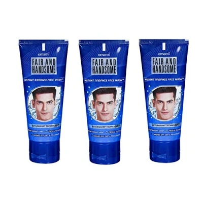 Image of Fair and Handsome Instant Fairness Face Wash, 50g (Pack of 3)