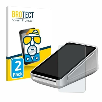 Image of brotect Screen Protector Anti Glare compatible with Square Terminal (2 Pack) Matte, Fingerprint Protection Film