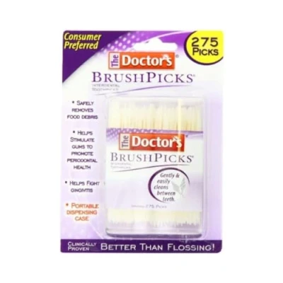 Image of The Doctor&#039;s BrushPicks Interdental Toothpicks, 275 Count (Pack of 1)