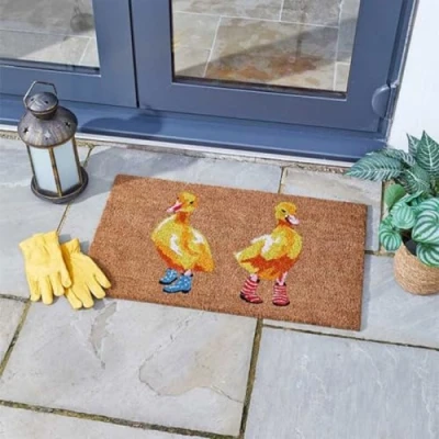 Image of Briers Ducks in Wellies Decoir Mat 75x45cm Doormat