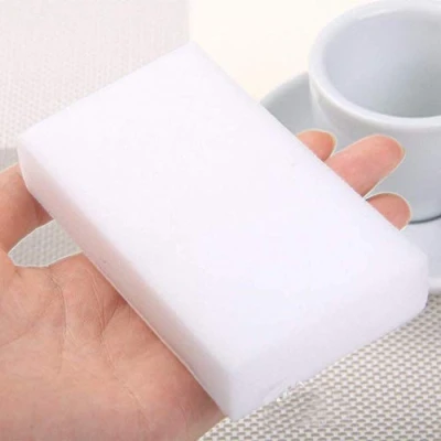Image of MBLUE 100PCS Utility Sponge, Multi functional Cleaner, Foam, White, 100.0 count