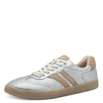 Image of S.Oliver women&#039;s Shoes (Trainers) in Silver